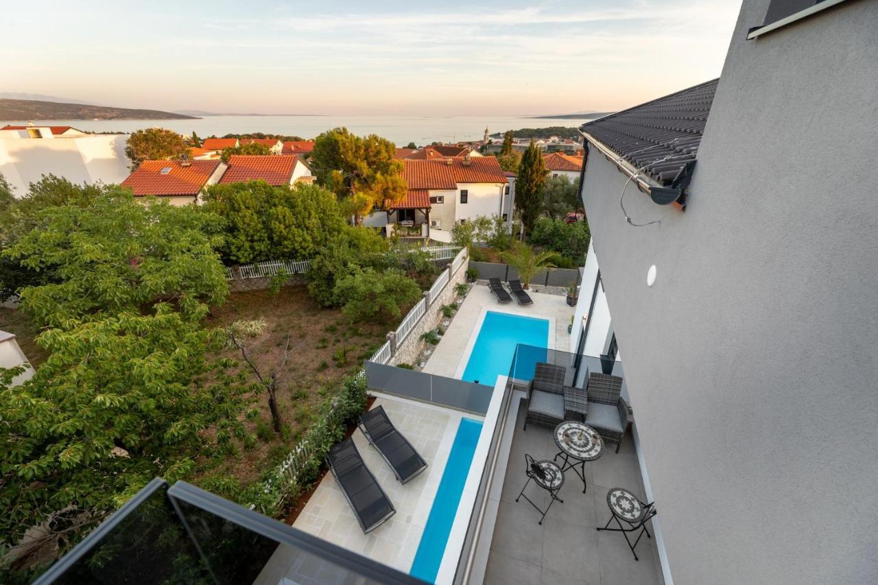 Luxury Villa Adria Apartments Krk Town Bagian luar foto