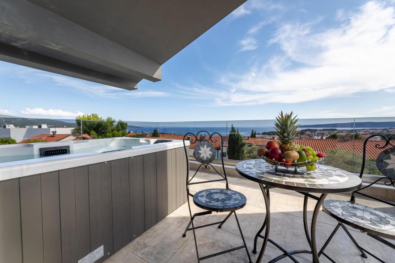 Luxury Villa Adria Apartments Krk Town Bagian luar foto