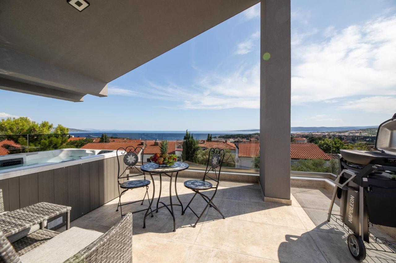 Luxury Villa Adria Apartments Krk Town Bagian luar foto