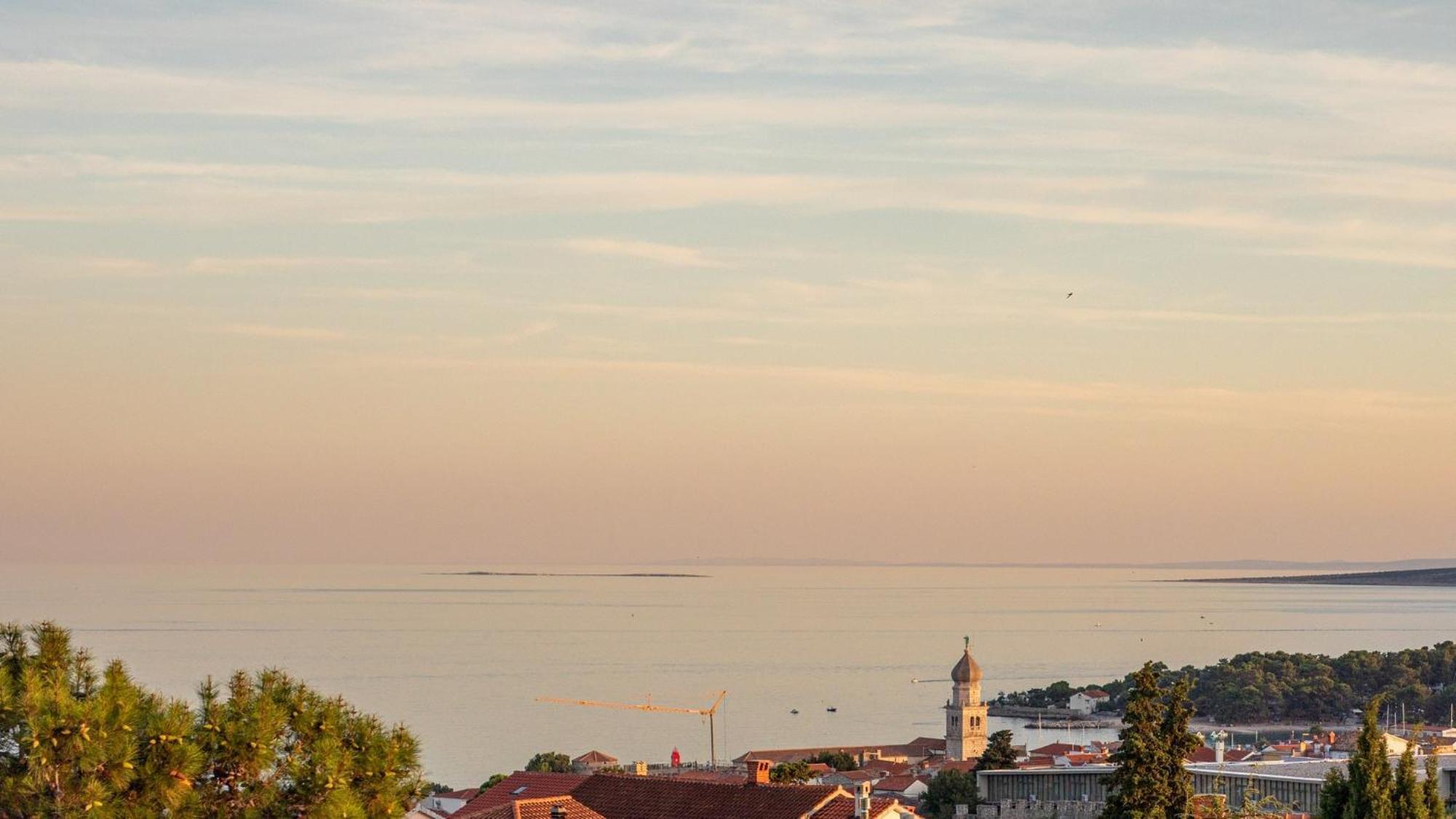 Luxury Villa Adria Apartments Krk Town Bagian luar foto