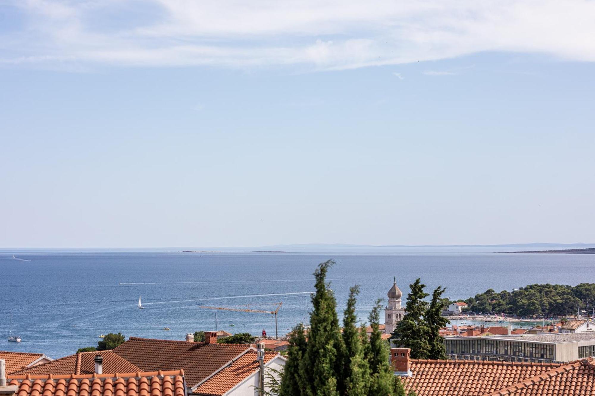 Luxury Villa Adria Apartments Krk Town Bagian luar foto