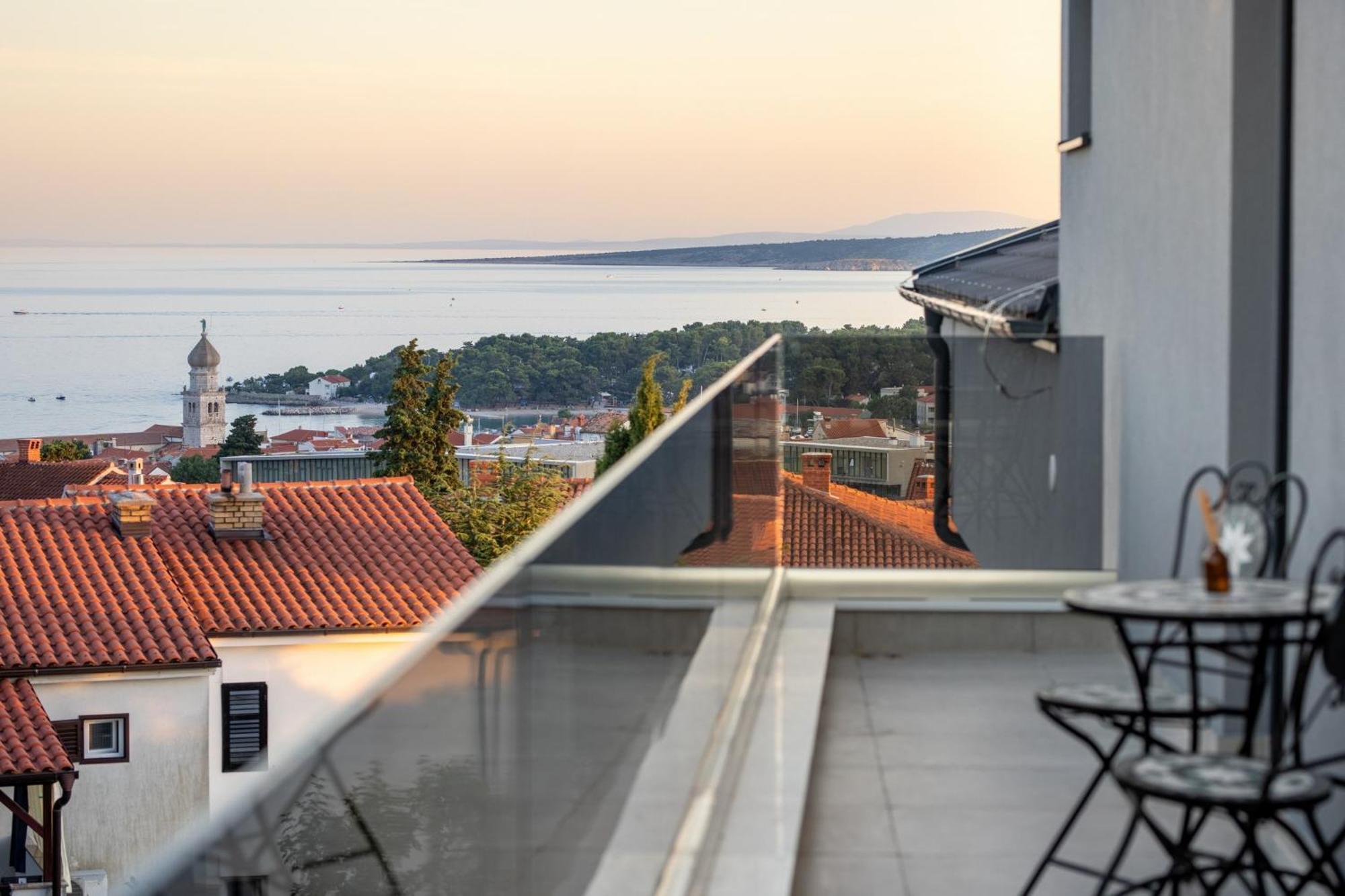 Luxury Villa Adria Apartments Krk Town Bagian luar foto